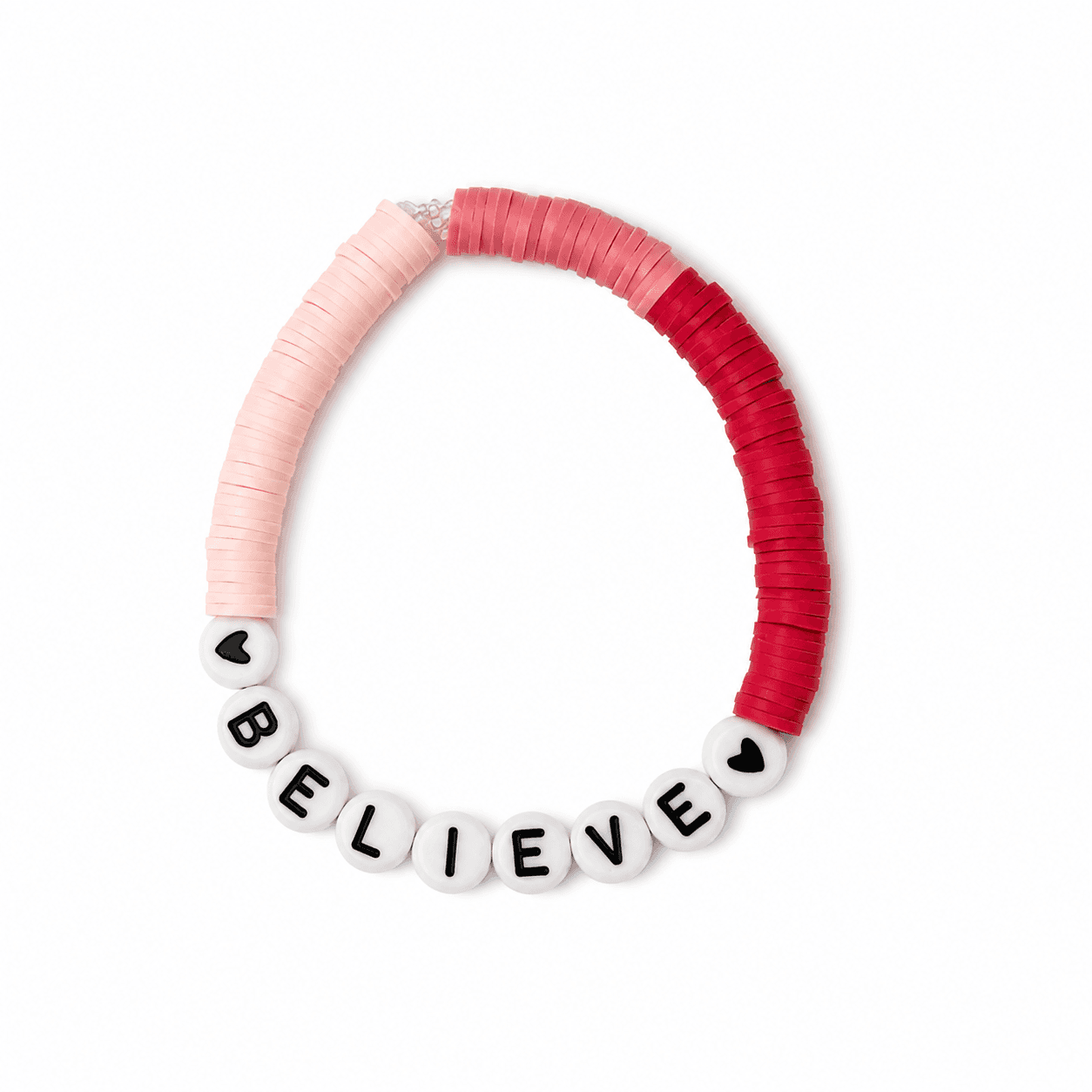 Believe Pink & Red Bracelet