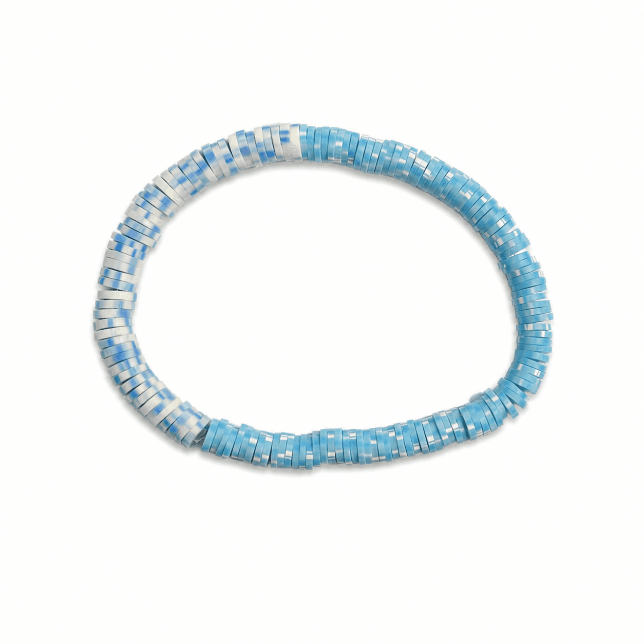 Blue & White Marbled Bracelet